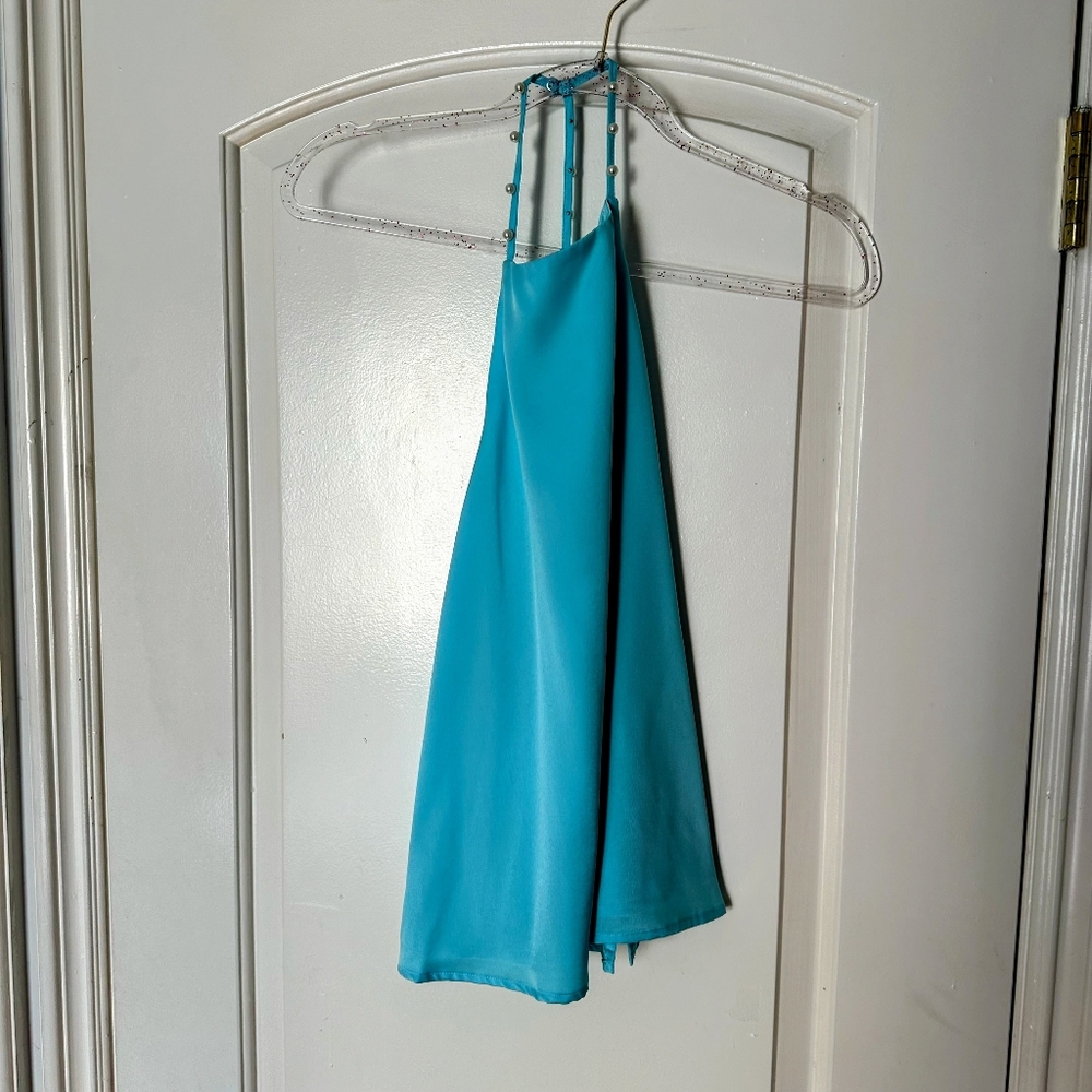 Women's DO+BE Aqua Blue Top New With Tags Size Small 💋